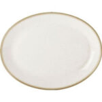 Oatmeal Oval Plate 30cm/12"