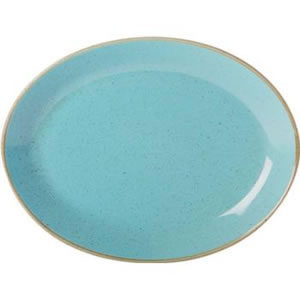 Sea Spray Oval Plate 30cm/12"