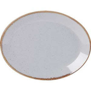 Stone Oval Plate 30cm/12"