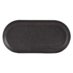Graphite Narrow Oval Plate 30cm / 12"