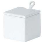 Jam / Sugar Pot & Spoon 7cm/2.752 14cl/5oz