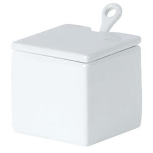 Jam / Sugar Pot & Spoon 7cm/2.752 14cl/5oz