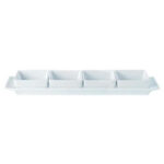 Square Shape Set of 4 Bowls & Tray