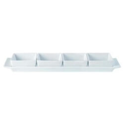 Square Shape Set of 4 Bowls & Tray