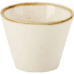 Oatmeal Conic Bowl 5.5cm/2.25" 5cl/1.75"