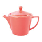 Coral Conic Tea Pot 50cl/18oz