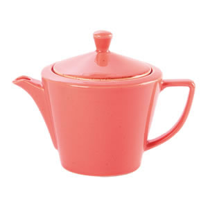 Coral Conic Tea Pot 50cl/18oz