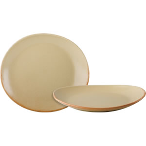 Bistro Oval Plate 21x19cm/8.25"x7.25"
