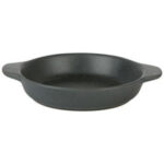 Rustico Carbon Round Eared Dish 19cm