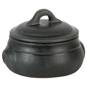 Rustico Carbon Bellied Casserole 14x6.5cm /70cl