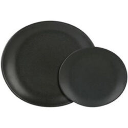Rustico Carbon Bistro Oval Plate 29.5cm