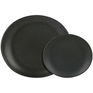 Rustico Carbon Bistro Oval Plate 29.5cm