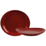 Rustico Lava Bistro Oval Plate 29.5x26cm/11.5"x10.25"