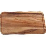 Rectangular Board with Groove Acacia 20x35x2cm