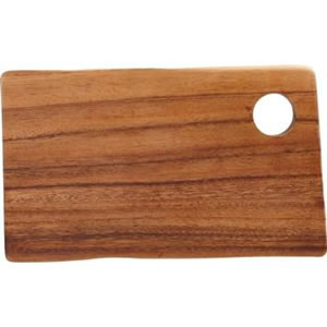 Rectangular Board with Hole Acacia 14x25x2cm