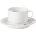 Stacking Tea Cup 22cl/7.5oz Z