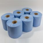 Centre Feed Roll  Blue (150m ) pk 6