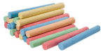 Coloured Chalk Sticks PK100