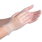 Gloves Vinyl: Clear Powder Free 1 x 100  Large