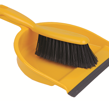 DustPan & Brush  Soft Yellow