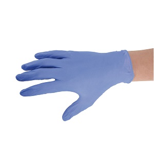 Gloves Vinyl: Blue Powder free 1 x 100 L