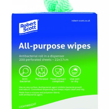 All Purpose wipes Anti Bacterial (Green 200pk) FOOD