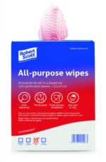All Purpose wipes Anti Bacterial (Red 200 pk) SANITARY