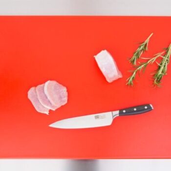 Large High Density Red Chopping Board
