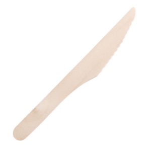 Disposable Knives Birchwood Pack of 100