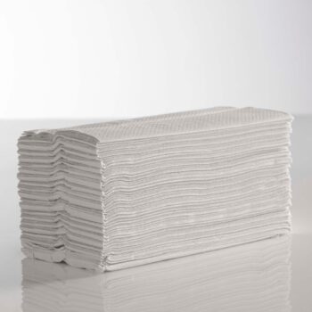 Hand Towels:  Z fold Paper White (3600)