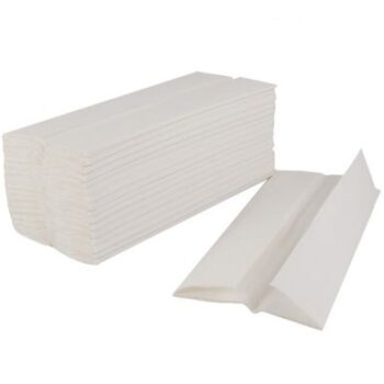 Hand Towels: Centre Fold Paper White (2400)