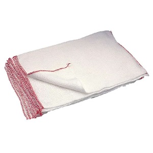 Dishcloths (RED Trim 10 pk)