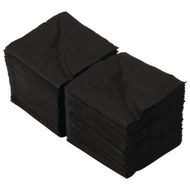 Cocktail Napkins Black