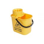 Mop Bucket: 12 ltr Yellow