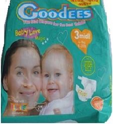 Premium Nappies MIDI 3  9-29 lbs (4 - 9 kgs)