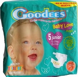 Premium Nappies JUNIOR  25-55 lbs (12 - 25 kgs)