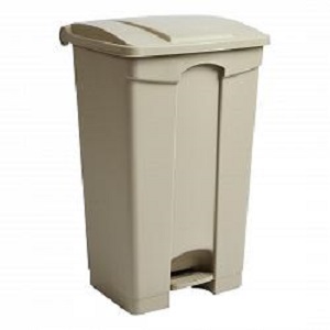 BIN:Kitchen Pedal Bin Beige 87Ltr