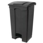 BIN:Kitchen Pedal Bin Black 65Ltr