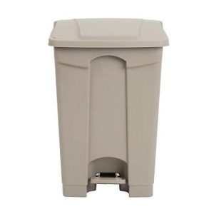 BIN:Kitchen Pedal Bin Beige 45Ltr