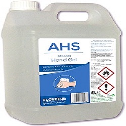 Alcohol Hand  Sanitiser Gel 5lt  BS EN 1040 Passed
