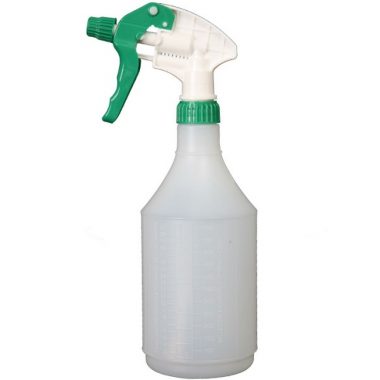 Empty Trigger Spray Bottle Complete With Green Trigger Head