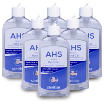 Alcohol Hand Gel Sanitiser 6 x 300ml BS EN 1040 (IN STOCK)