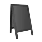 Pavement Board Black Wooden Frame - 700x1200mm