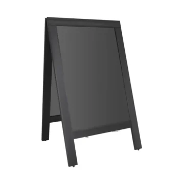 Pavement Board Black Wooden Frame - 700x1200mm