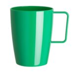 Olympia Kristallon Polycarbonate Handled Beakers Green 284ml (Pack of 12)