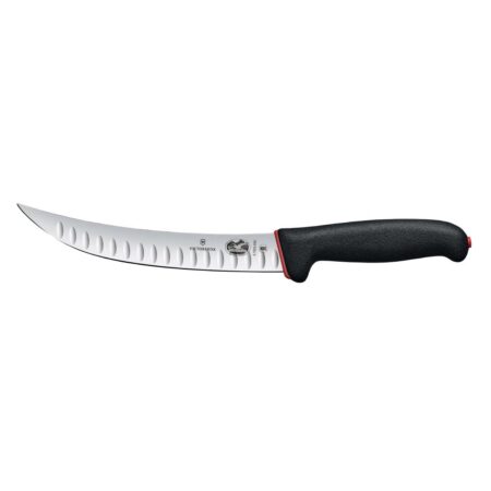 Blade Length: 7.8". Edge: Fluted, Curved, Narrow