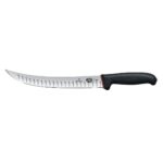 Blade Length: 9.8". Edge: Fluted, Curved, Narrow