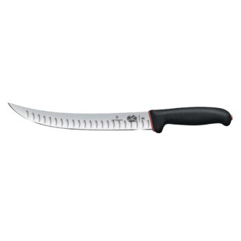 Blade Length: 9.8". Edge: Fluted, Curved, Narrow
