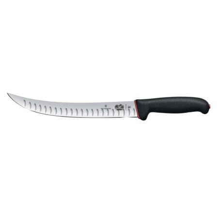 Blade Length: 9.8". Edge: Fluted, Curved, Narrow