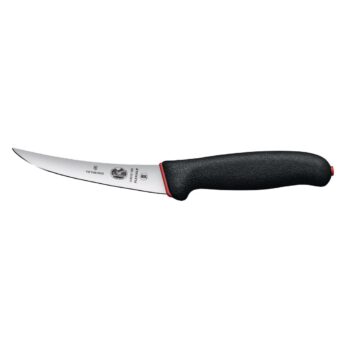 Blade Length: 4.7". Curved, Narrow & Flexible Blade